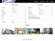 Tablet Screenshot of inmobiliarianomdedeu.com